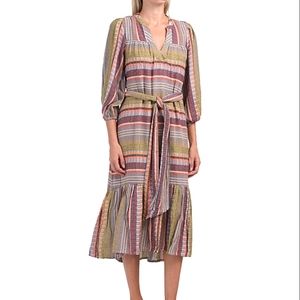 ANTHRO dRA | Striped Boho Midi/Maxi Dress